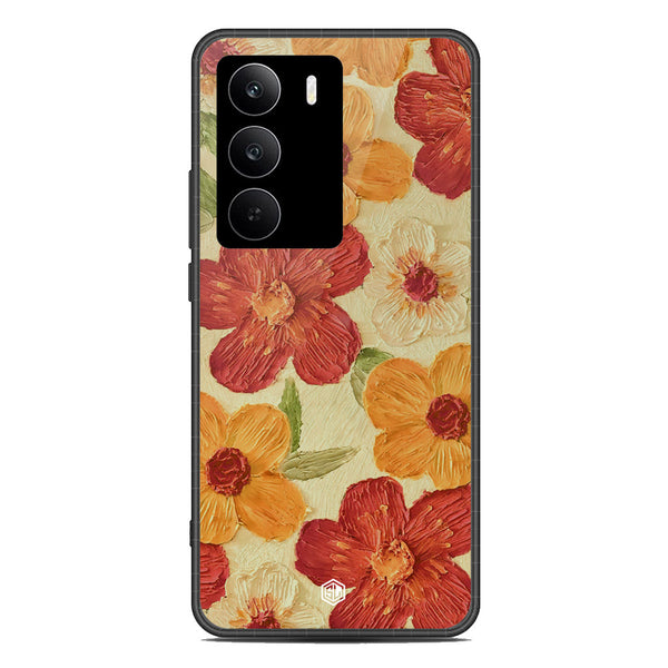 Floral Series Soft Phone Case - Metal Case - Design 6 - Realme C75