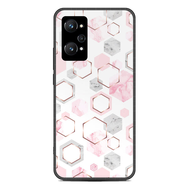 Stylish Marble Series Soft Phone Case - Metal Case - Design 4 - Realme GT Neo 2