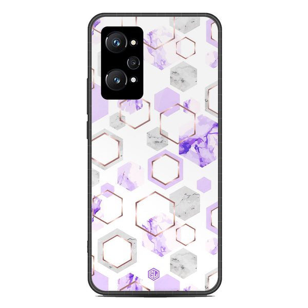 Stylish Marble Series Soft Phone Case - Metal Case - Design 5 - Realme GT Neo 2