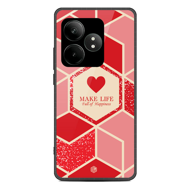 Happiness Series Soft Phone Case - Metal Case - Design 5 - Realme GT Neo 6 SE