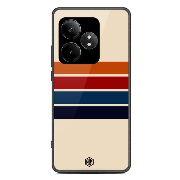 Retro Stripes Series Soft Phone Case - Metal Case - Design 3 - Realme GT Neo 6