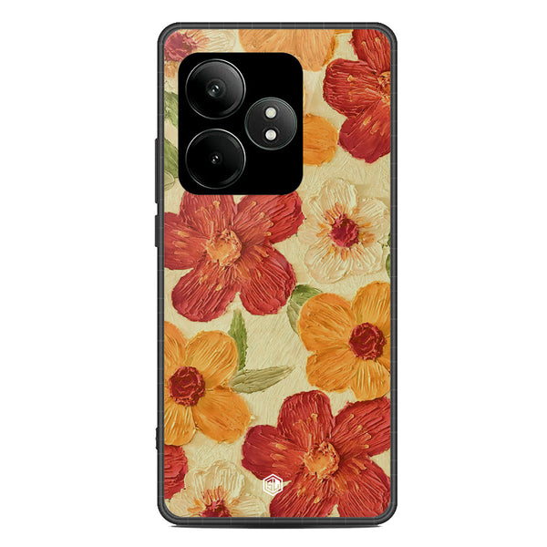 Floral Series Soft Phone Case - Metal Case - Design 6 - Realme GT Neo 6 SE