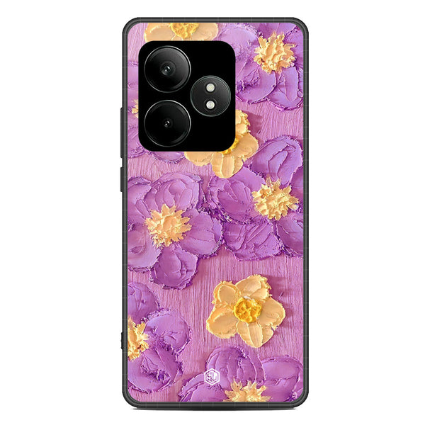 Floral Series Soft Phone Case - Metal Case - Design 8 - Realme GT Neo 6 SE
