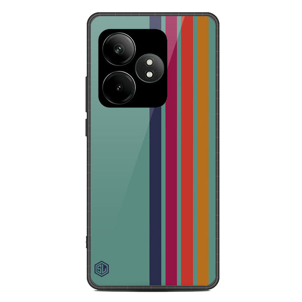 Retro Stripes Series Soft Phone Case - Metal Case - Design 5 - Realme GT Neo 6
