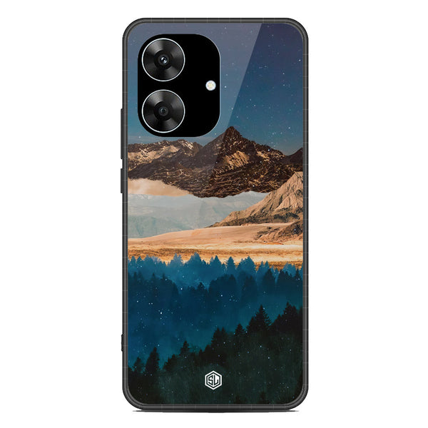 Mountains Wanderlust Series Soft Phone Case - Metal Case - Design 1 - Realme Note 60x