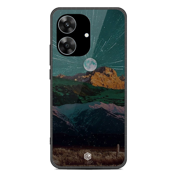 Mountains Wanderlust Series Soft Phone Case - Metal Case - Design 3 - Realme Note 60