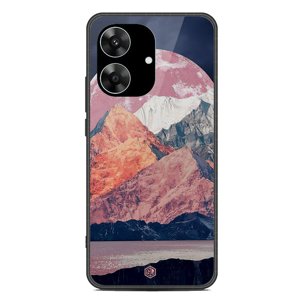 Mountains Wanderlust Series Soft Phone Case - Metal Case - Design 5 - Realme Note 60x