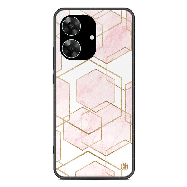 Stylish Marble Series Soft Phone Case - Metal Case - Design 3 - Realme Note 60x
