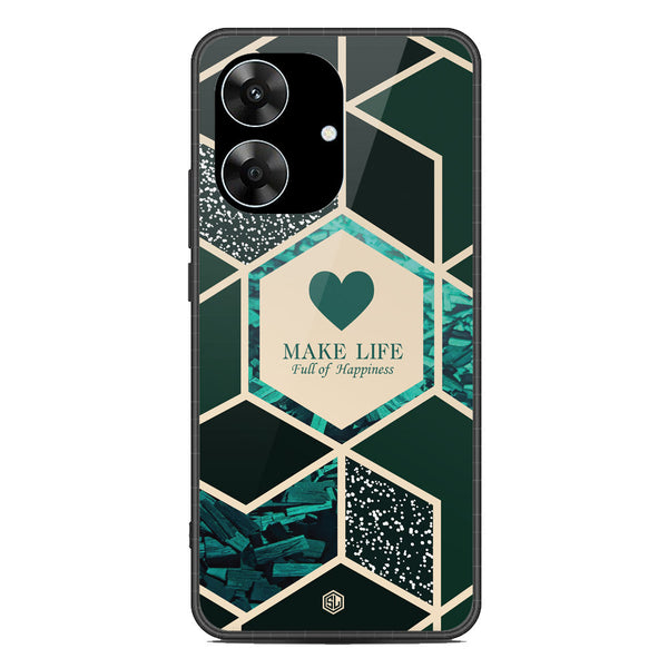 Happiness Series Soft Phone Case - Metal Case - Design 4 - Realme Narzo N61