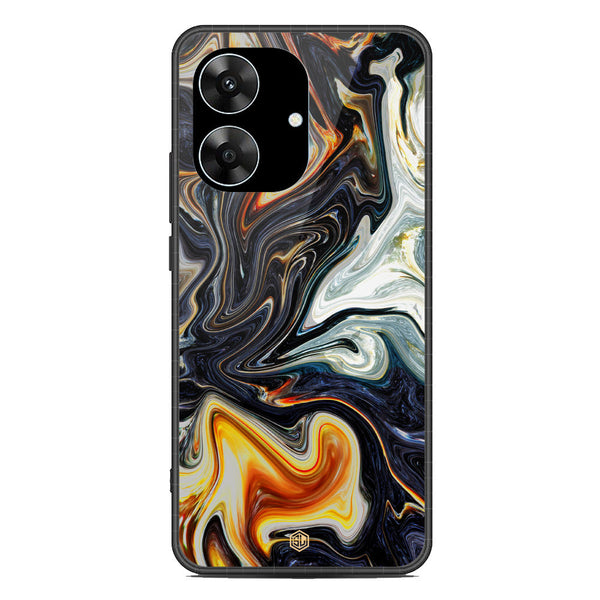 Marble Series Soft Phone Case - Metal Case - Design 1 - Realme Narzo N61