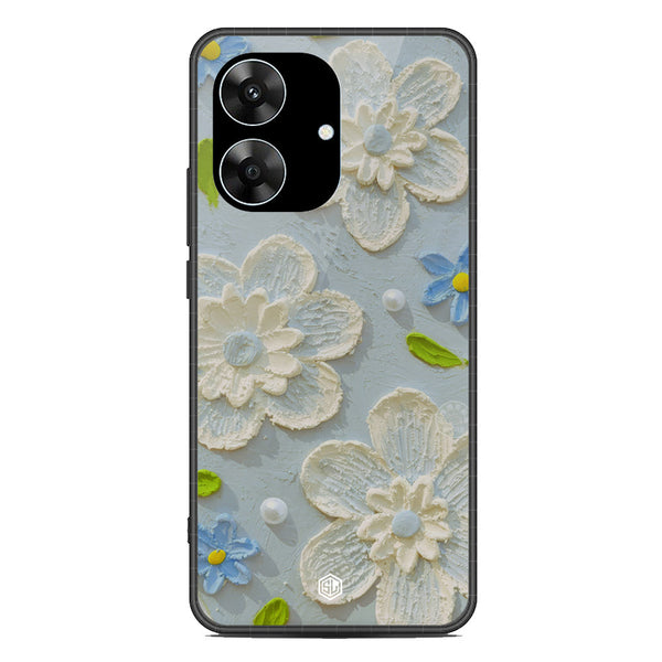 Floral Series Soft Phone Case - Metal Case - Design 3 - Realme Note 60