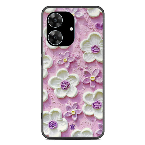 Floral Series Soft Phone Case - Metal Case - Design 4 - Realme Note 60