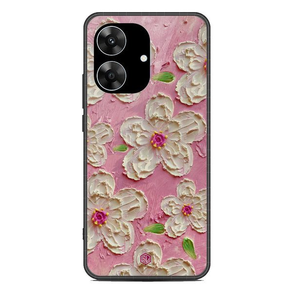 Floral Series Soft Phone Case - Metal Case - Design 5 - Realme Note 60