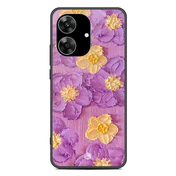 Floral Series Soft Phone Case - Metal Case - Design 8 - Realme Note 60