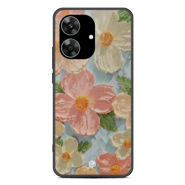 Floral Series Soft Phone Case - Metal Case - Design 16 - Realme Note 60