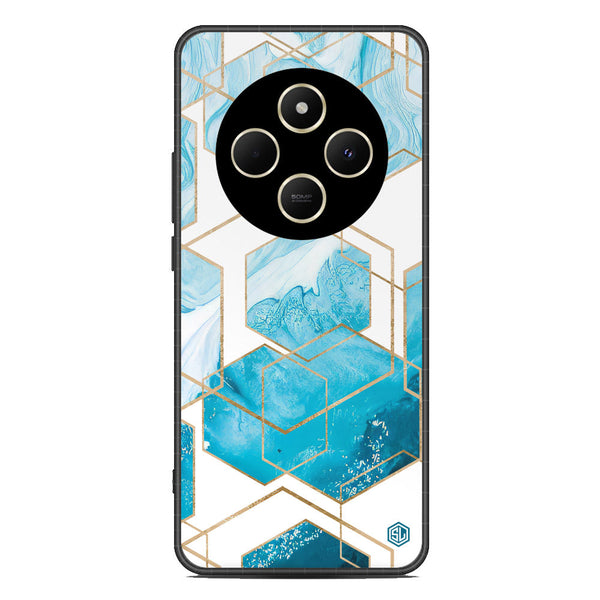 Stylish Marble Series Soft Phone Case - Metal Case - Design 1 - Xiaomi Redmi 14R