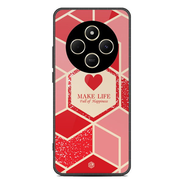 Happiness Series Soft Phone Case - Metal Case - Design 5 - Xiaomi Redmi 14C
