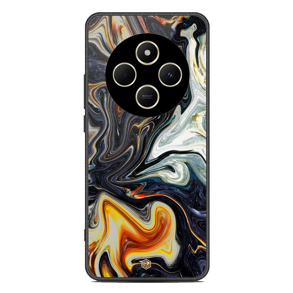 Marble Series Soft Phone Case - Metal Case - Design 1 - Xiaomi Redmi 14C