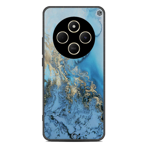 Marble Series Soft Phone Case - Metal Case - Design 2 - Xiaomi Poco C75