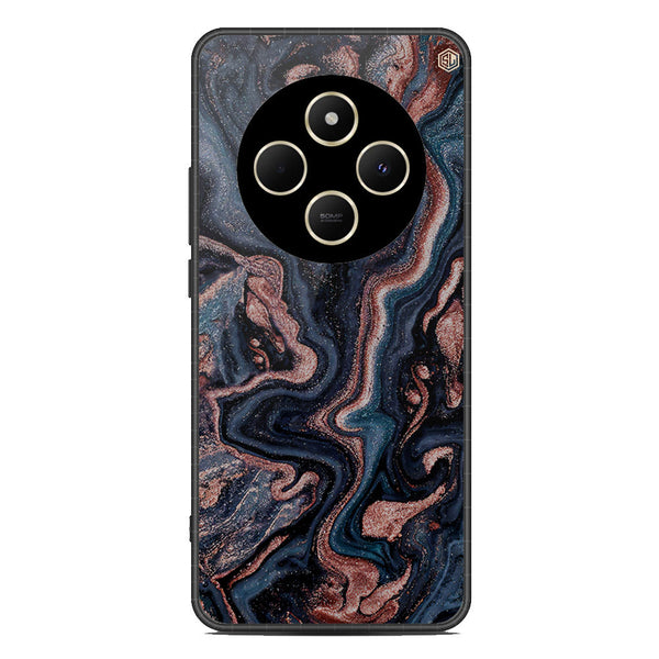 Marble Series Soft Phone Case - Metal Case - Design 4 - Xiaomi Redmi 14C