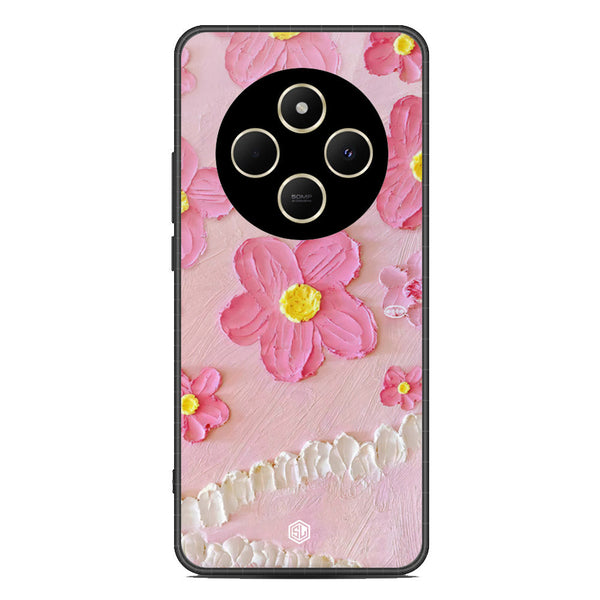 Floral Series Soft Phone Case - Metal Case - Design 2 - Xiaomi Poco C75
