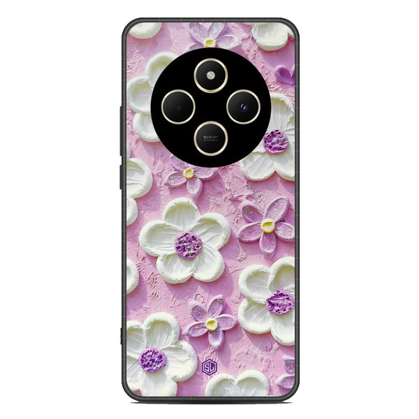 Floral Series Soft Phone Case - Metal Case - Design 4 - Xiaomi Poco C75
