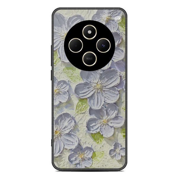 Floral Series Soft Phone Case - Metal Case - Design 12 - Xiaomi Poco C75