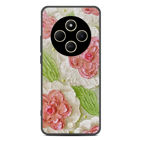 Floral Series Soft Phone Case - Metal Case - Design 13 - Xiaomi Poco C75