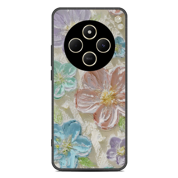 Floral Series Soft Phone Case - Metal Case - Design 14 - Xiaomi Poco C75