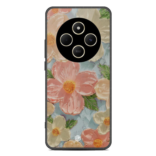 Floral Series Soft Phone Case - Metal Case - Design 16 - Xiaomi Poco C75