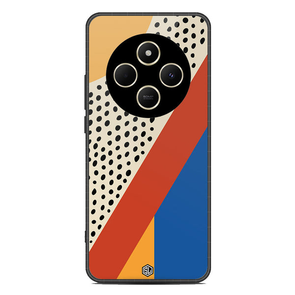 Polka Dots Series Soft Phone Case - Metal Case - Design 4 - Xiaomi Redmi 14C