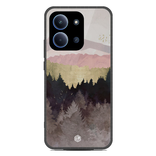 Mountains Wanderlust Series Soft Phone Case - Glass Case - Design 2 - Xiaomi Poco C85 4G