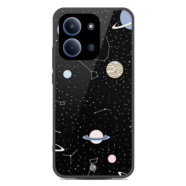 Space Series Soft Phone Case - Glass Case - Design 1 - Xiaomi Poco C85 4G