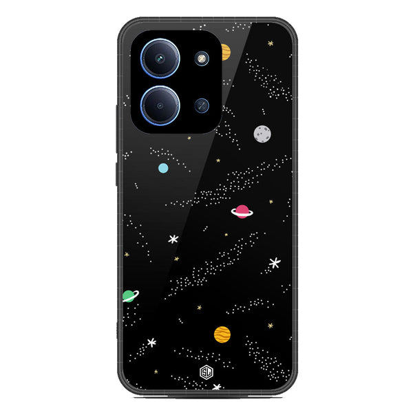Space Series Soft Phone Case - Glass Case - Design 2 - Xiaomi Poco C85 4G