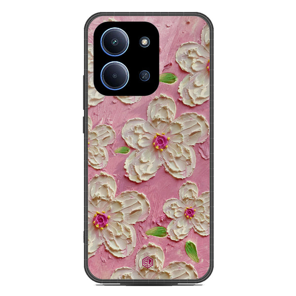 Floral Series Soft Phone Case - Glass Case - Design 5 - Xiaomi Poco C85 4G