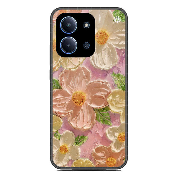 Floral Series Soft Phone Case - Glass Case - Design 11 - Xiaomi Poco C85 4G