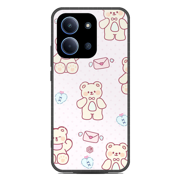 Cute Chic Series Soft Phone Case - Glass Case - Design 3 - Xiaomi Poco C85 4G