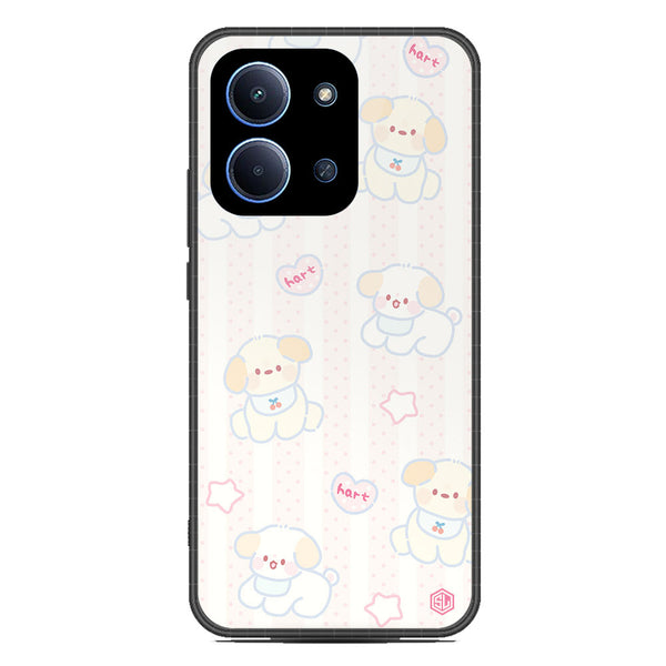 Cute Chic Series Soft Phone Case - Glass Case - Design 5 - Xiaomi Poco C85 4G
