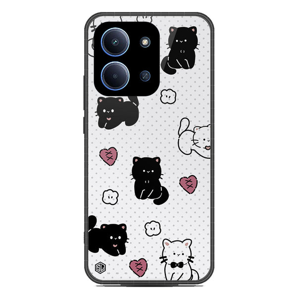 Cute Chic Series Soft Phone Case - Glass Case - Design 6 - Xiaomi Poco C85 4G