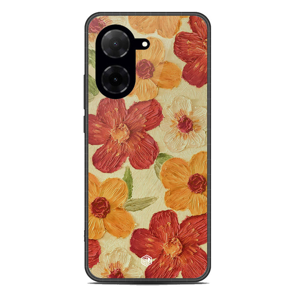 Floral Series Soft Phone Case - Metal Case - Design 6 - Xiaomi Redmi A5 4G