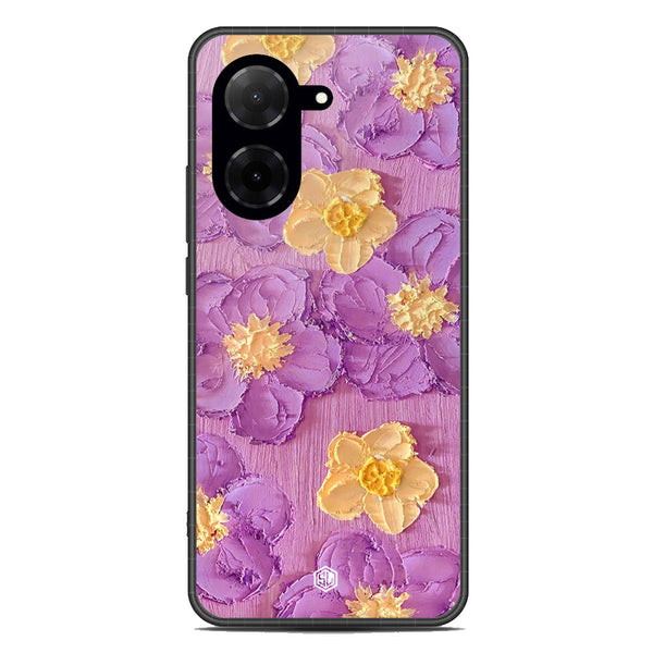 Floral Series Soft Phone Case - Metal Case - Design 8 - Xiaomi Redmi A5 4G