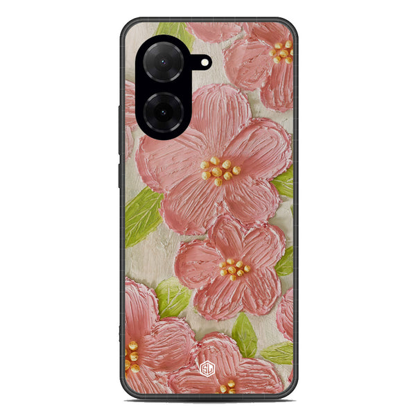 Floral Series Soft Phone Case - Metal Case - Design 9 - Xiaomi Redmi A5 4G