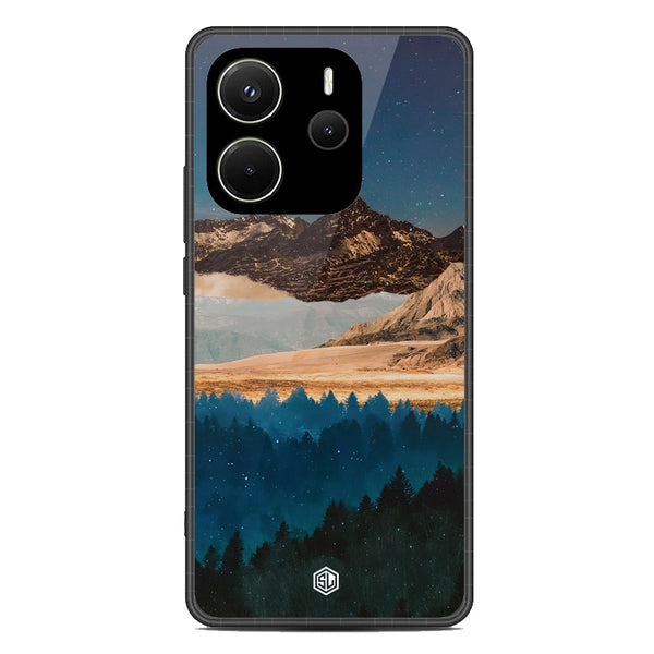 Mountains Wanderlust Series Soft Phone Case - Metal Case - Design 1 - Xiaomi Redmi Note 14 5G