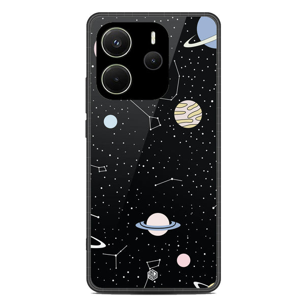 Space Series Soft Phone Case - Metal Case - Design 1 - Xiaomi Redmi Note 14 5G