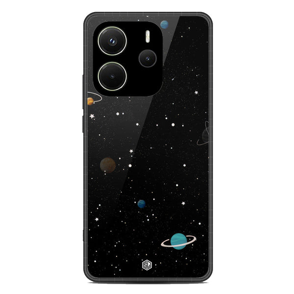 Space Series Soft Phone Case - Metal Case - Design 3 - Xiaomi Redmi Note 14 5G