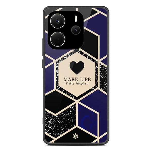 Happiness Series Soft Phone Case - Metal Case - Design 1 - Xiaomi Redmi Note 14 5G