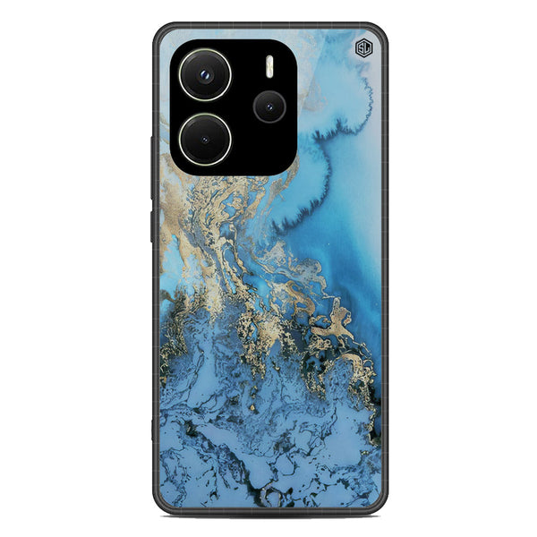 Marble Series Soft Phone Case - Metal Case - Design 2 - Xiaomi Redmi Note 14 5G
