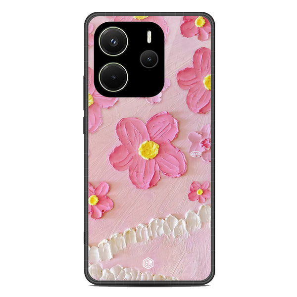 Floral Series Soft Phone Case - Metal Case - Design 2 - Xiaomi Redmi Note 14 5G