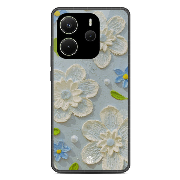 Floral Series Soft Phone Case - Metal Case - Design 3 - Xiaomi Redmi Note 14 5G