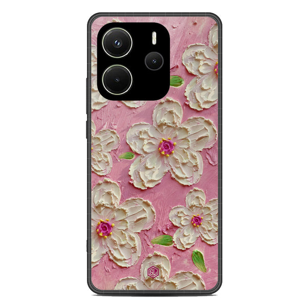 Floral Series Soft Phone Case - Metal Case - Design 5 - Xiaomi Redmi Note 14 4G